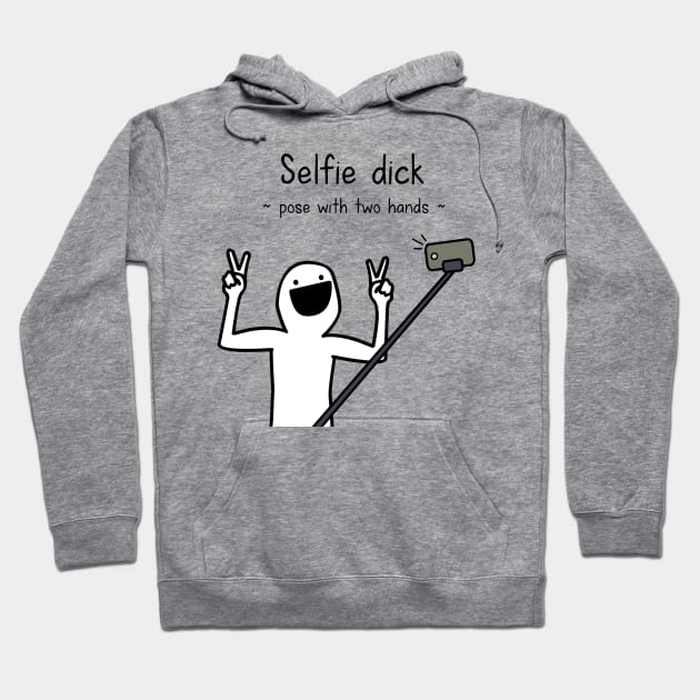 Manly monopod Hoodie by hungryfatcat